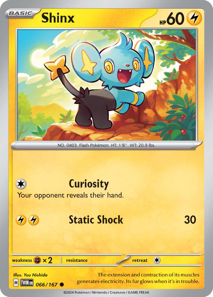 Shinx (066/167) [Scarlet & Violet: Twilight Masquerade] | Exor Games New Glasgow