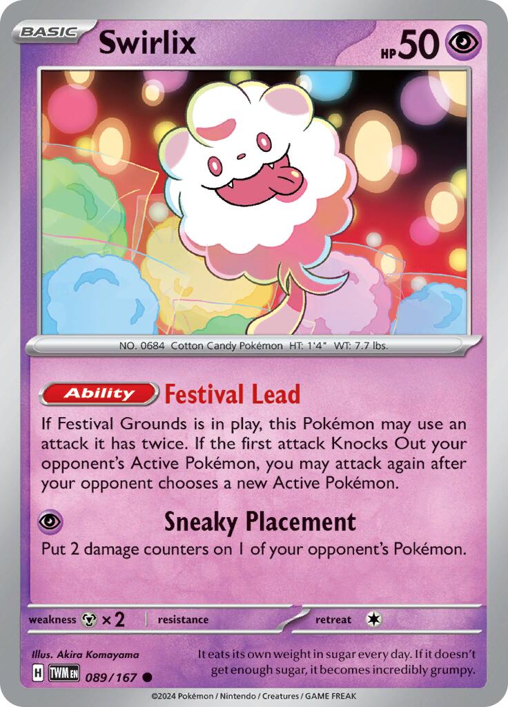 Swirlix (089/167) [Scarlet & Violet: Twilight Masquerade] | Exor Games New Glasgow