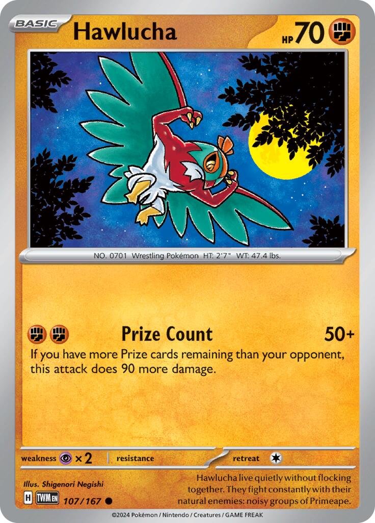 Hawlucha (107/167) [Scarlet & Violet: Twilight Masquerade] | Exor Games New Glasgow