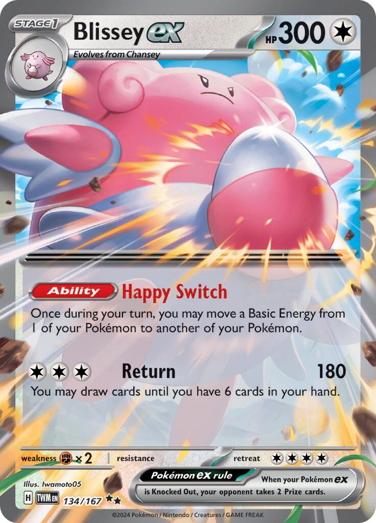 Blissey ex (134/167) [Scarlet & Violet: Twilight Masquerade] | Exor Games New Glasgow