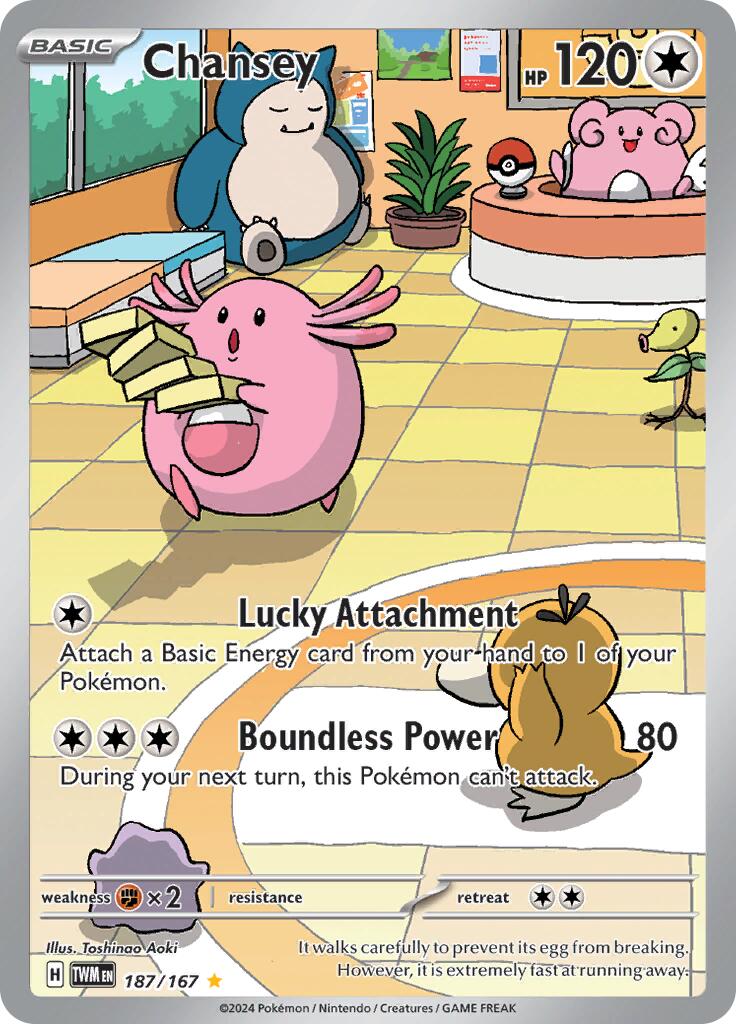 Chansey (187/167) [Scarlet & Violet: Twilight Masquerade] | Exor Games New Glasgow