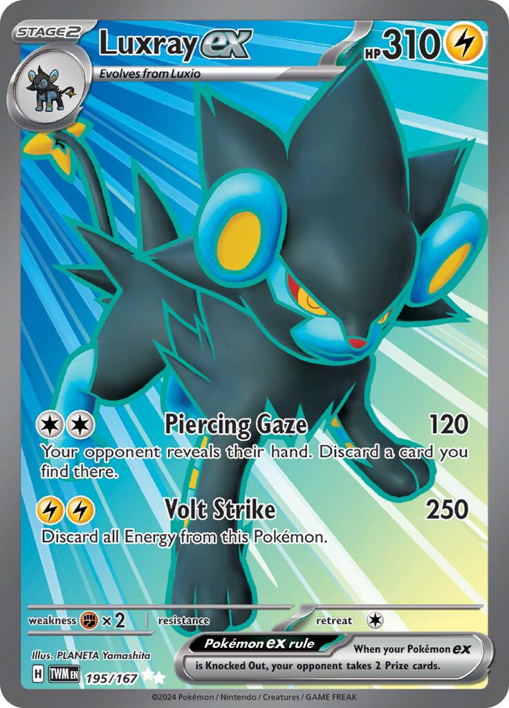 Luxray ex (195/167) [Scarlet & Violet: Twilight Masquerade] | Exor Games New Glasgow