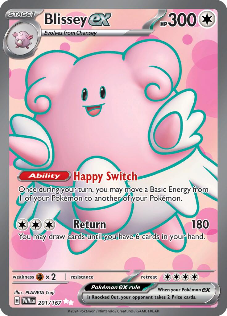 Blissey ex (201/167) [Scarlet & Violet: Twilight Masquerade] | Exor Games New Glasgow