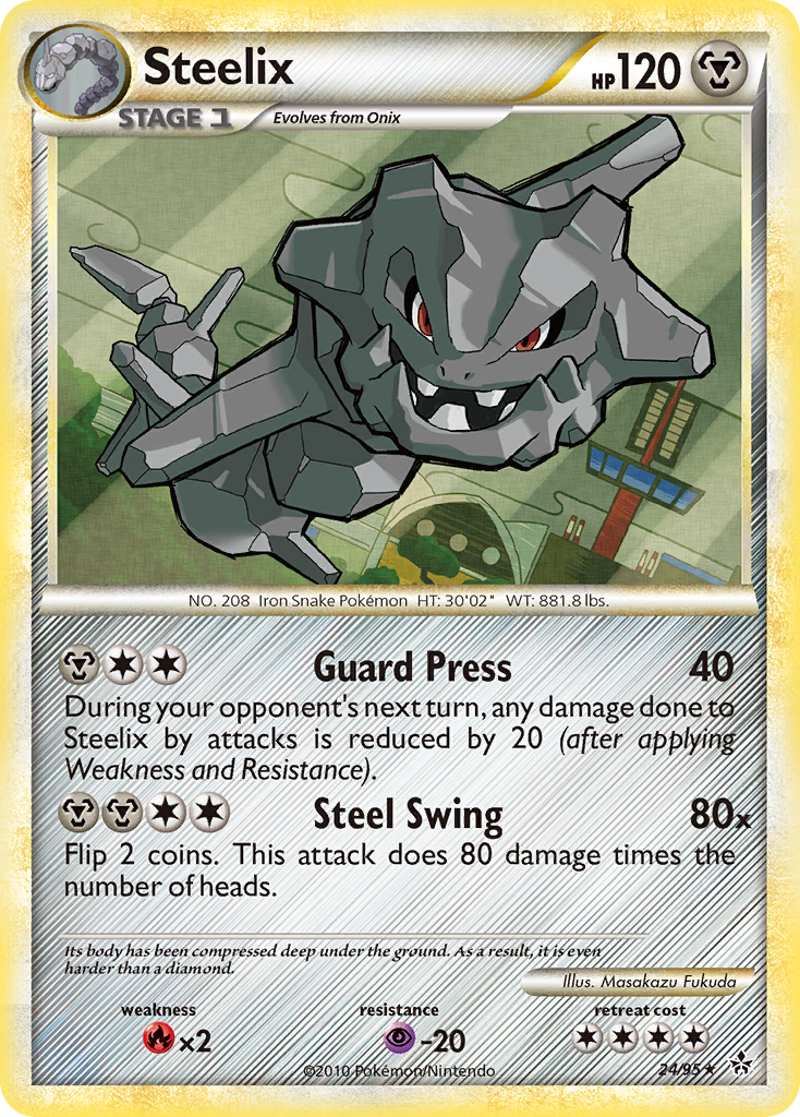 Steelix (24/95) [HeartGold & SoulSilver: Unleashed] | Exor Games New Glasgow