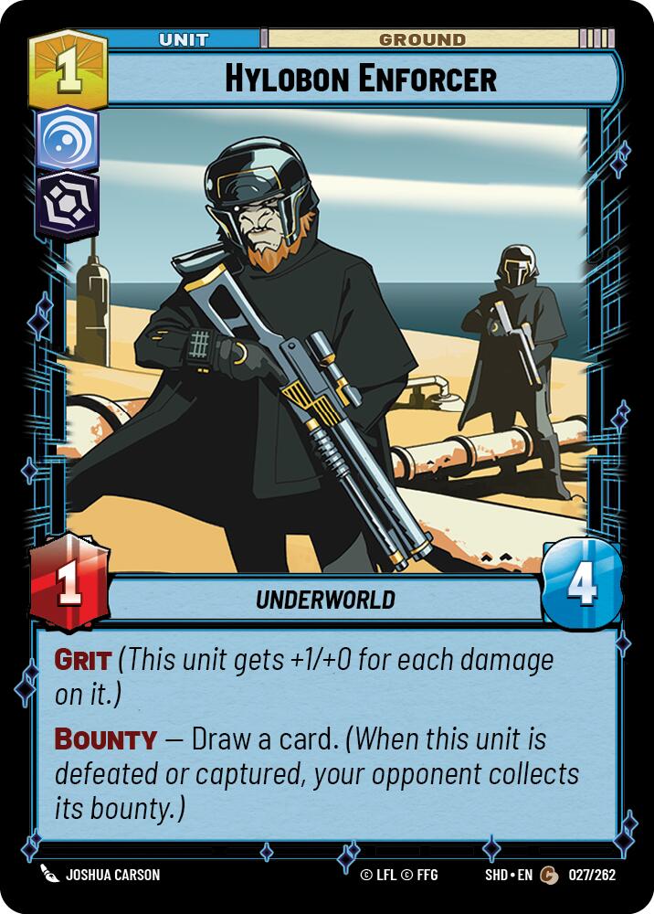 Hylobon Enforcer (027/262) (027/262) [Shadows of the Galaxy] | Exor Games New Glasgow