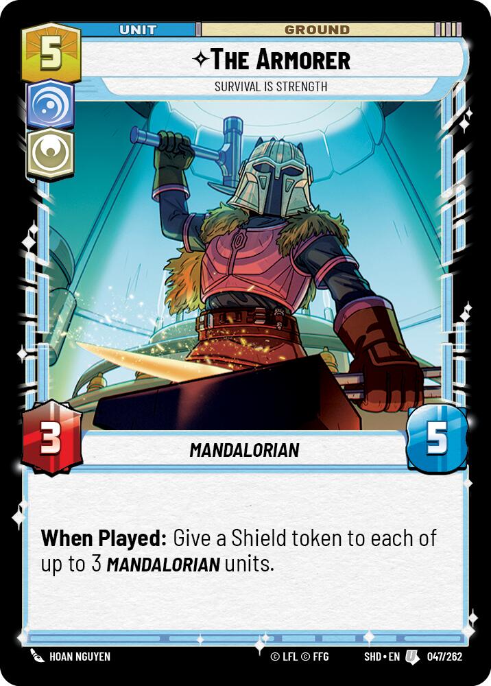 The Armorer - Survival Is Strength (047/262) (047/262) [Shadows of the Galaxy] | Exor Games New Glasgow