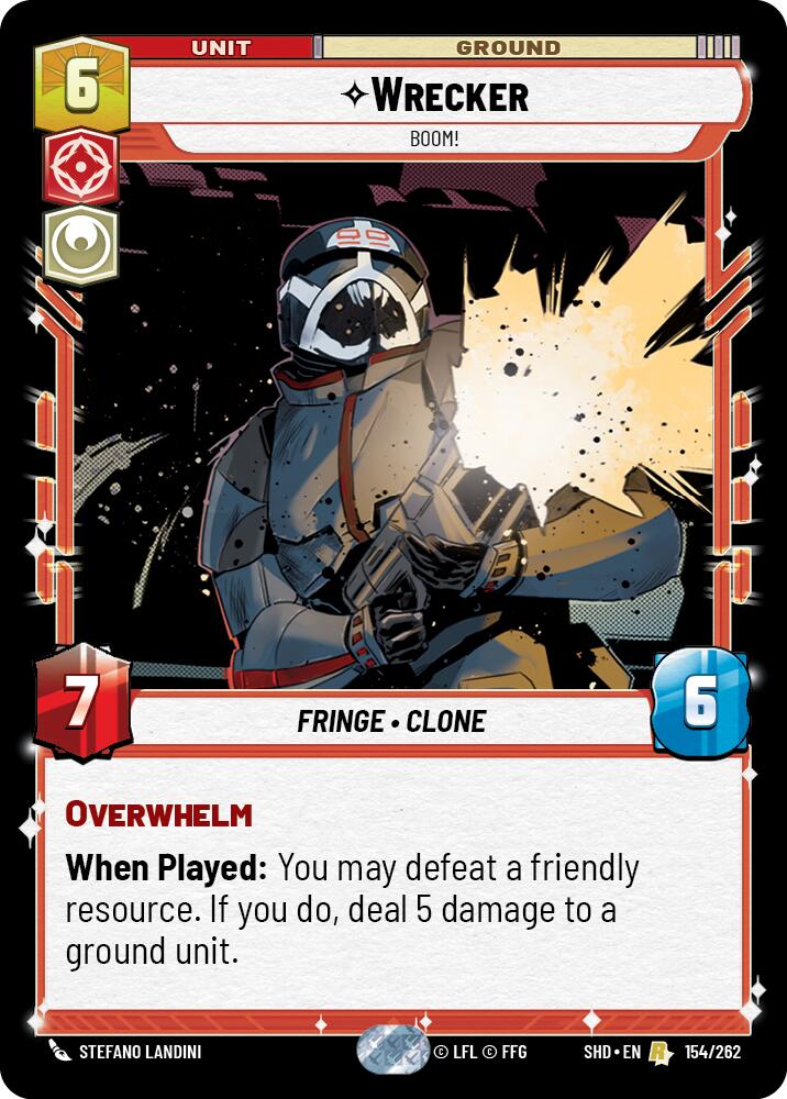 Wrecker - Boom! (154/262) (154/262) [Shadows of the Galaxy] | Exor Games New Glasgow