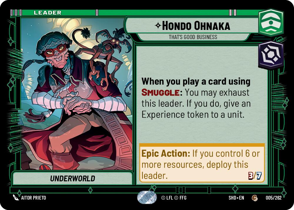 Hondo Ohnaka - That's Good Business (005/262) (005/262) [Shadows of the Galaxy] | Exor Games New Glasgow