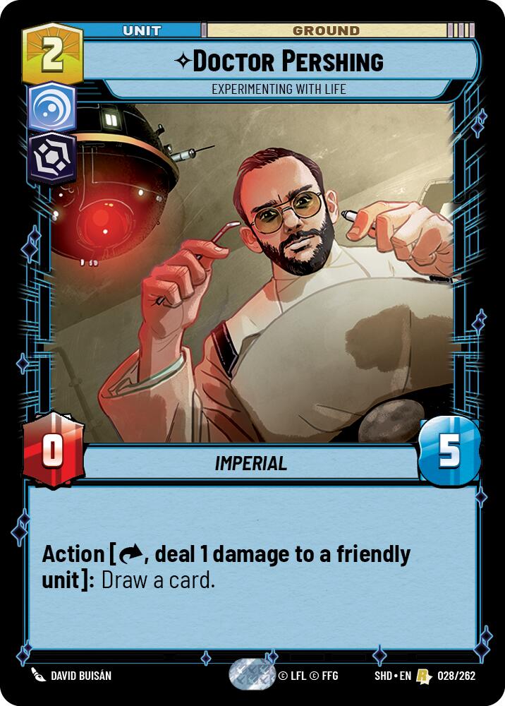 Doctor Pershing - Experimenting With Life (028/262) (028/262) [Shadows of the Galaxy] | Exor Games New Glasgow
