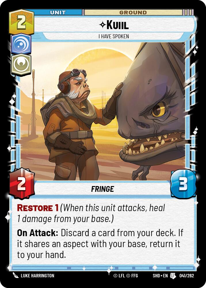 Kuiil - I Have Spoken (041/262) (041/262) [Shadows of the Galaxy] | Exor Games New Glasgow