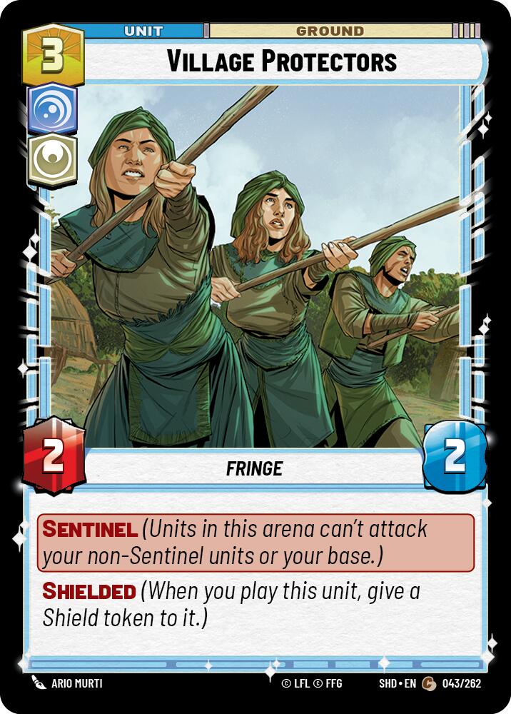 Village Protectors (043/262) (043/262) [Shadows of the Galaxy] | Exor Games New Glasgow