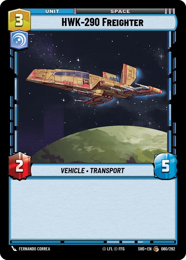 HWK-290 Freighter (060/262) (060/262) [Shadows of the Galaxy] | Exor Games New Glasgow