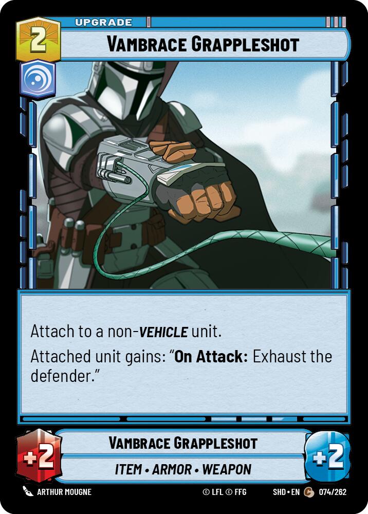 Vambrace Grappleshot (074/262) (074/262) [Shadows of the Galaxy] | Exor Games New Glasgow