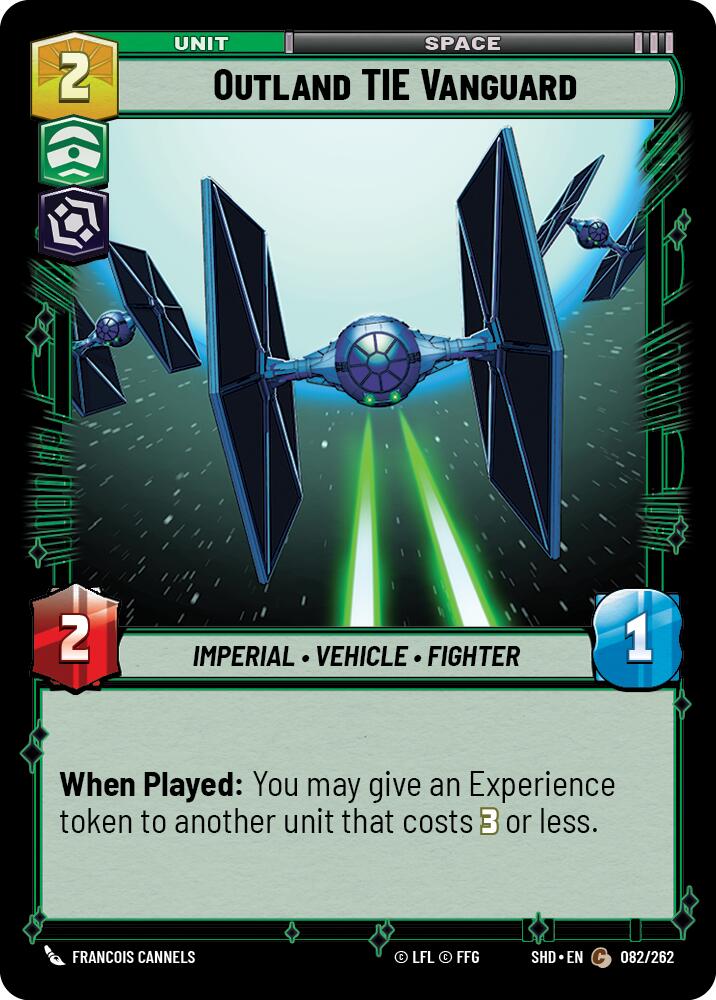 Outland TIE Vanguard (082/262) (082/262) [Shadows of the Galaxy] | Exor Games New Glasgow
