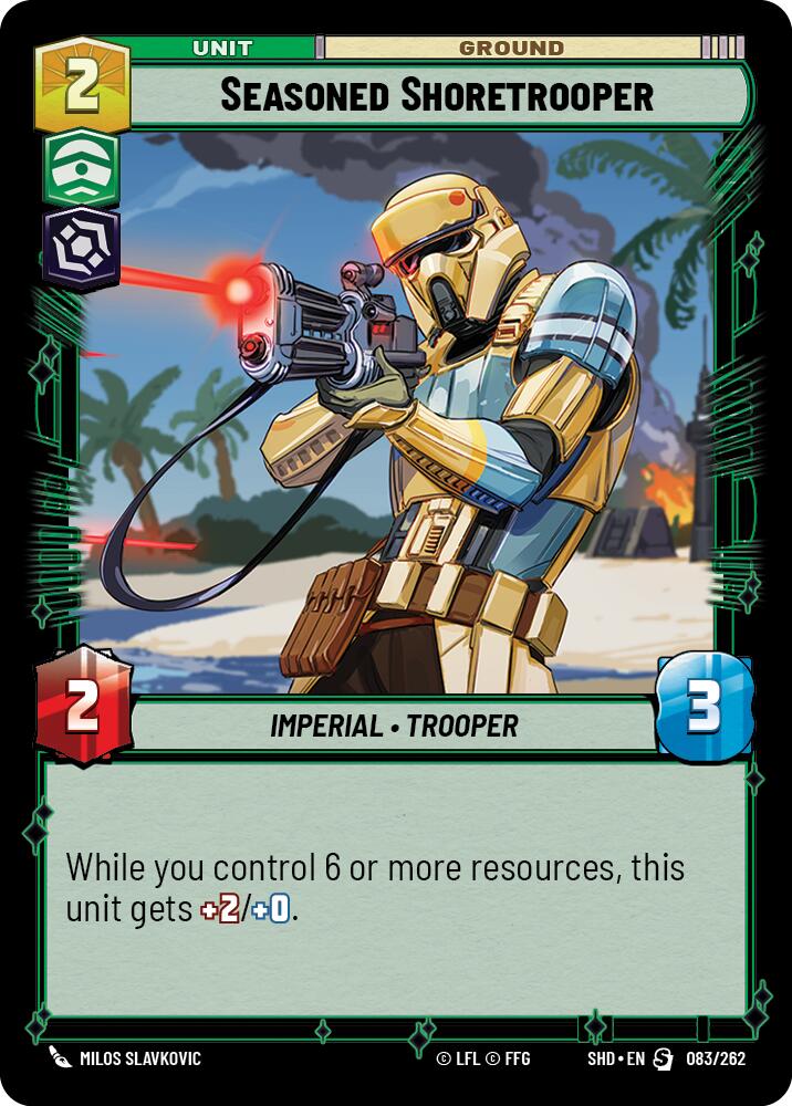 Seasoned Shoretrooper (083/262) (083/262) [Shadows of the Galaxy] | Exor Games New Glasgow