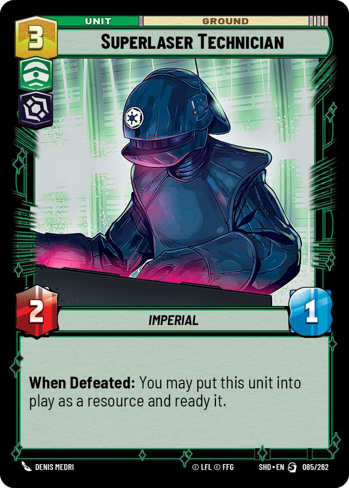 Superlaser Technician (085/262) (085/262) [Shadows of the Galaxy] | Exor Games New Glasgow