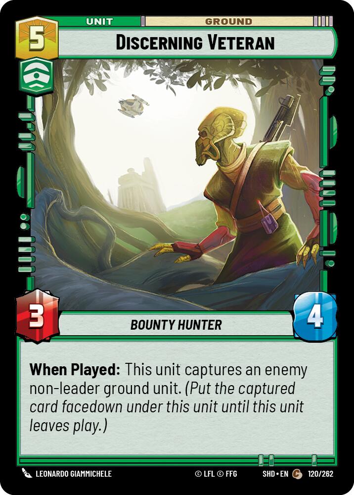 Discerning Veteran (120/262) (120/262) [Shadows of the Galaxy] | Exor Games New Glasgow