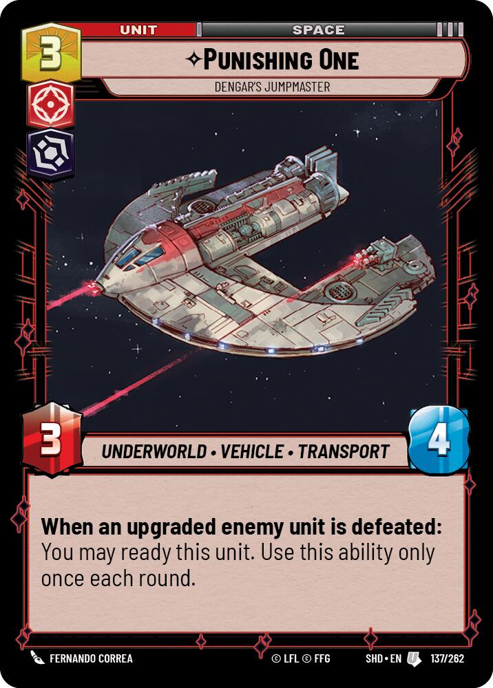 Punishing One - Dengar's Jumpmaster (137/262) (137/262) [Shadows of the Galaxy] | Exor Games New Glasgow