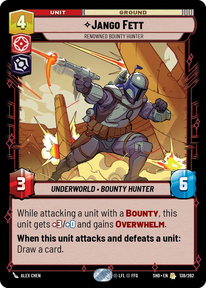 Jango Fett - Renowned Bounty Hunter (138/262) (138/262) [Shadows of the Galaxy] | Exor Games New Glasgow
