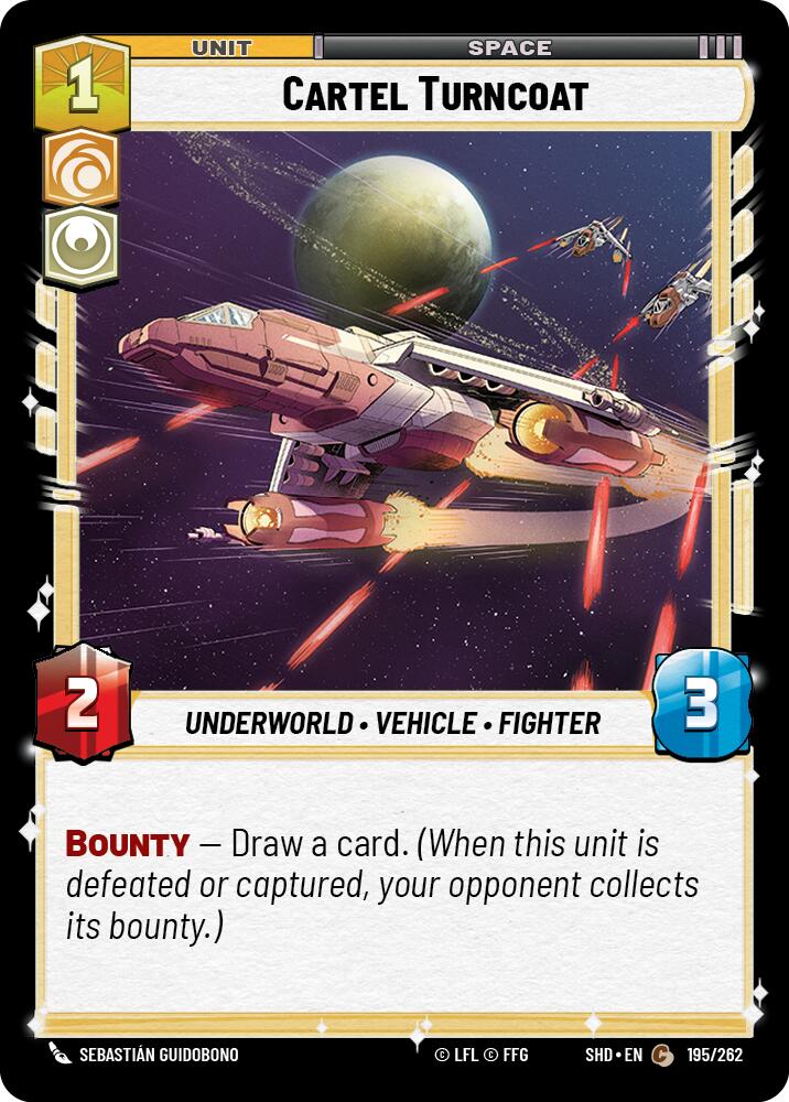 Cartel Turncoat (195/262) (195/262) [Shadows of the Galaxy] | Exor Games New Glasgow