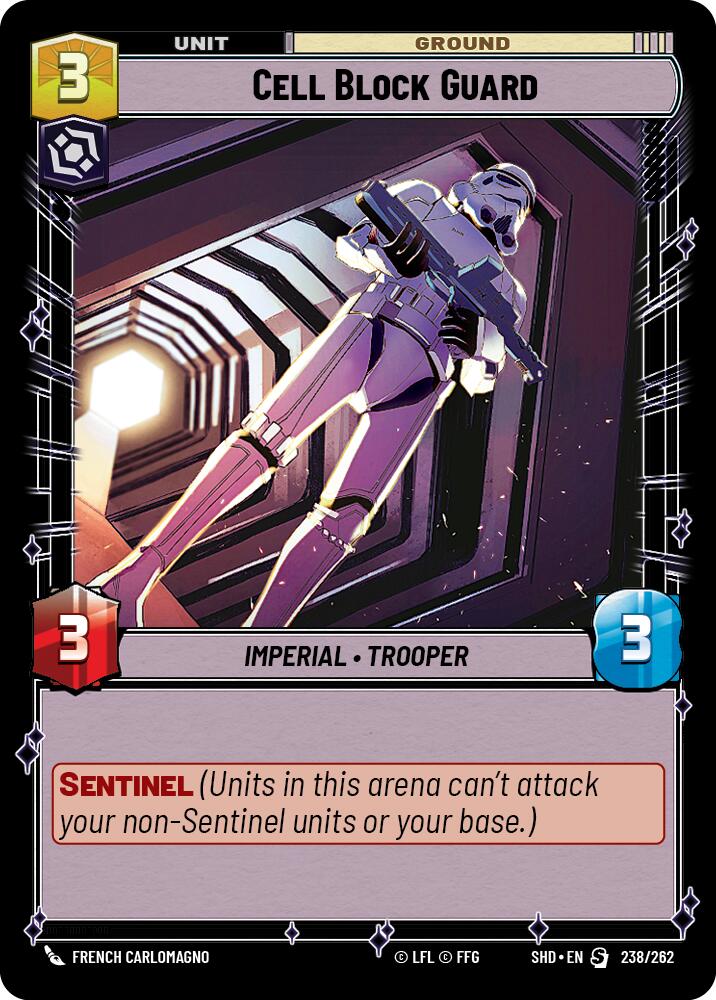 Cell Block Guard (238/262) (238/262) [Shadows of the Galaxy] | Exor Games New Glasgow