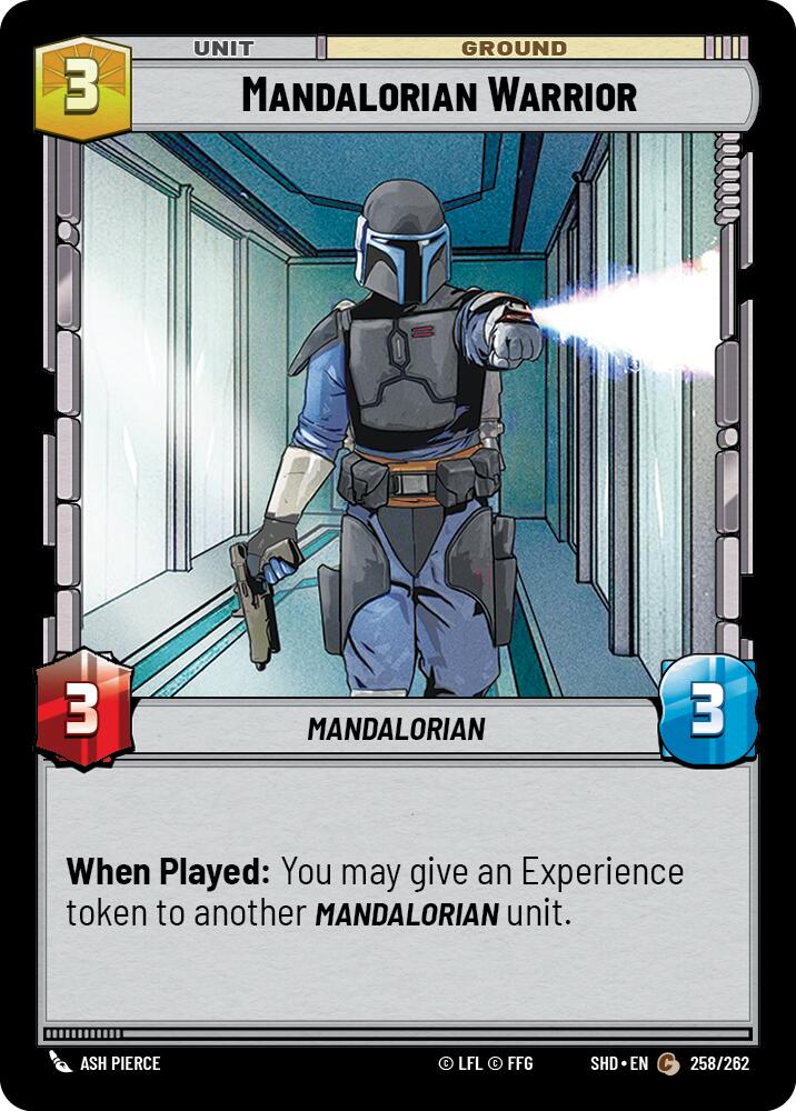 Mandalorian Warrior (258/262) (258/262) [Shadows of the Galaxy] | Exor Games New Glasgow