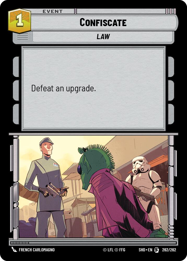 Confiscate (262/262) (262/262) [Shadows of the Galaxy] | Exor Games New Glasgow