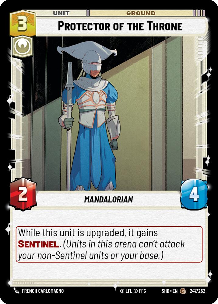 Protector of the Throne (247/262) (247/262) [Shadows of the Galaxy] | Exor Games New Glasgow