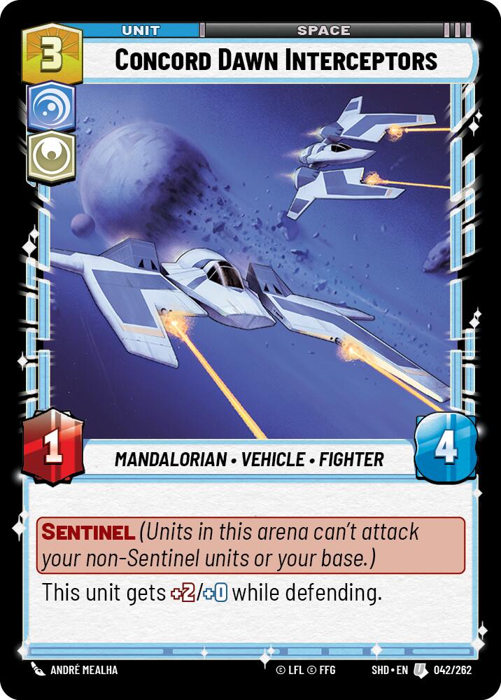 Concord Dawn Interceptors (042/262) (042/262) [Shadows of the Galaxy] | Exor Games New Glasgow