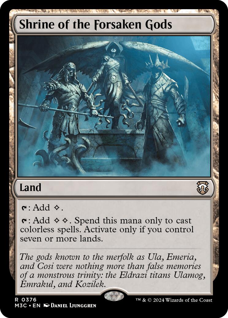 Shrine of the Forsaken Gods [Modern Horizons 3 Commander] | Exor Games New Glasgow