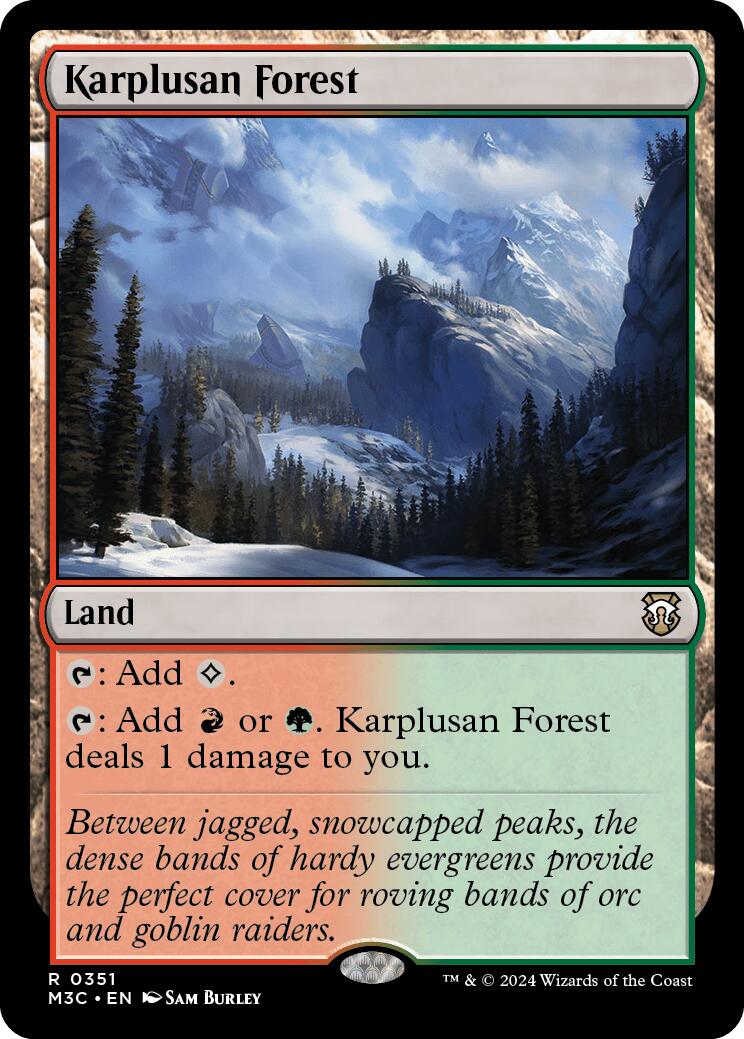 Karplusan Forest [Modern Horizons 3 Commander] | Exor Games New Glasgow