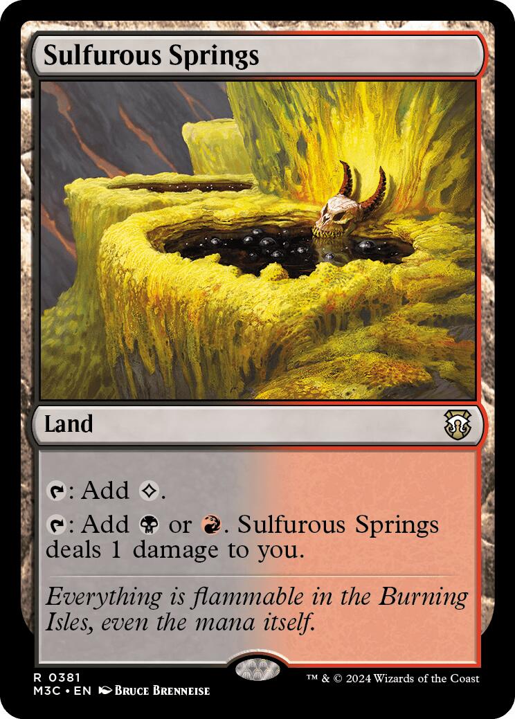 Sulfurous Springs [Modern Horizons 3 Commander] | Exor Games New Glasgow