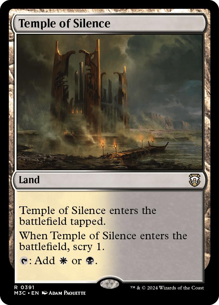 Temple of Silence [Modern Horizons 3 Commander] | Exor Games New Glasgow