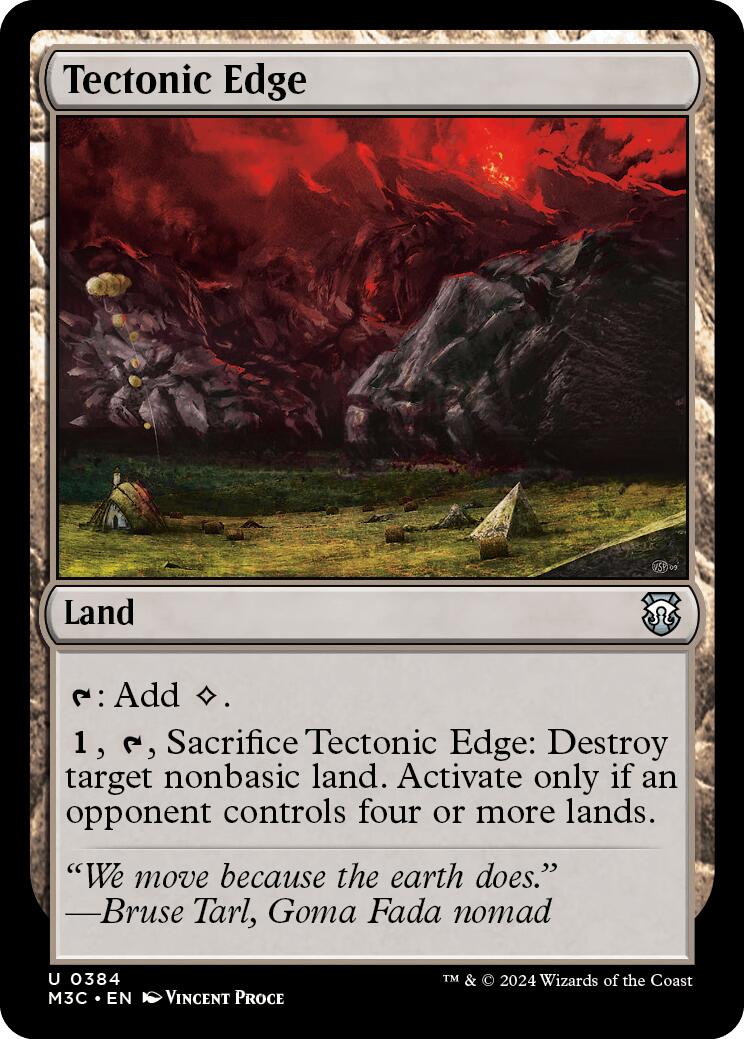 Tectonic Edge [Modern Horizons 3 Commander] | Exor Games New Glasgow