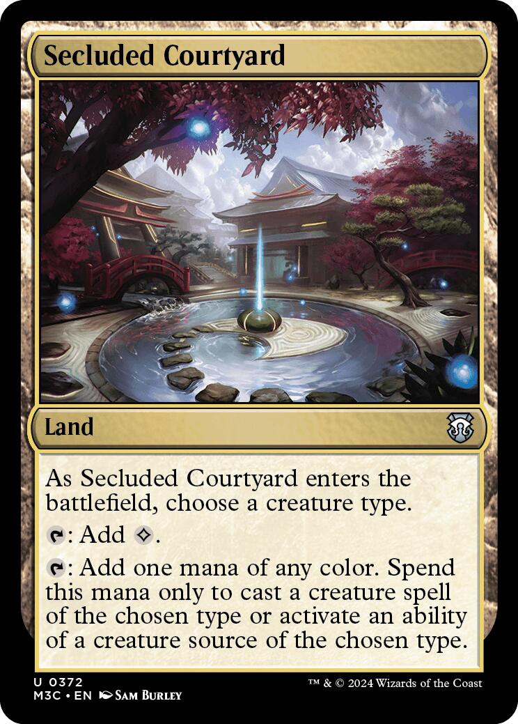 Secluded Courtyard [Modern Horizons 3 Commander] | Exor Games New Glasgow