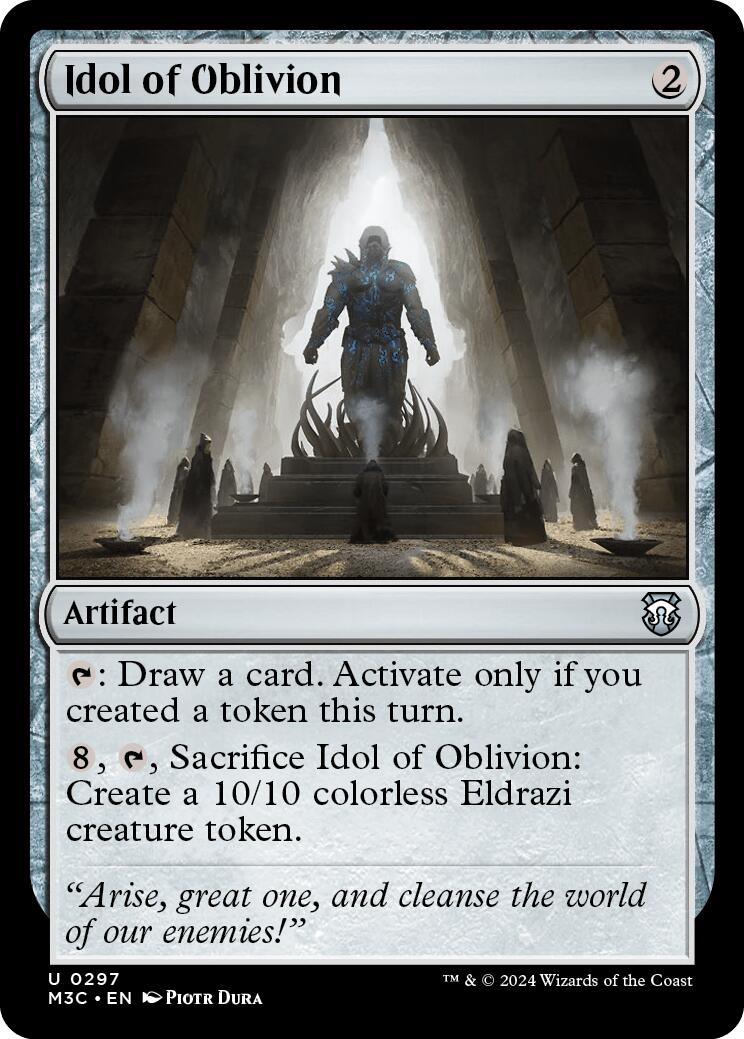 Idol of Oblivion [Modern Horizons 3 Commander] | Exor Games New Glasgow