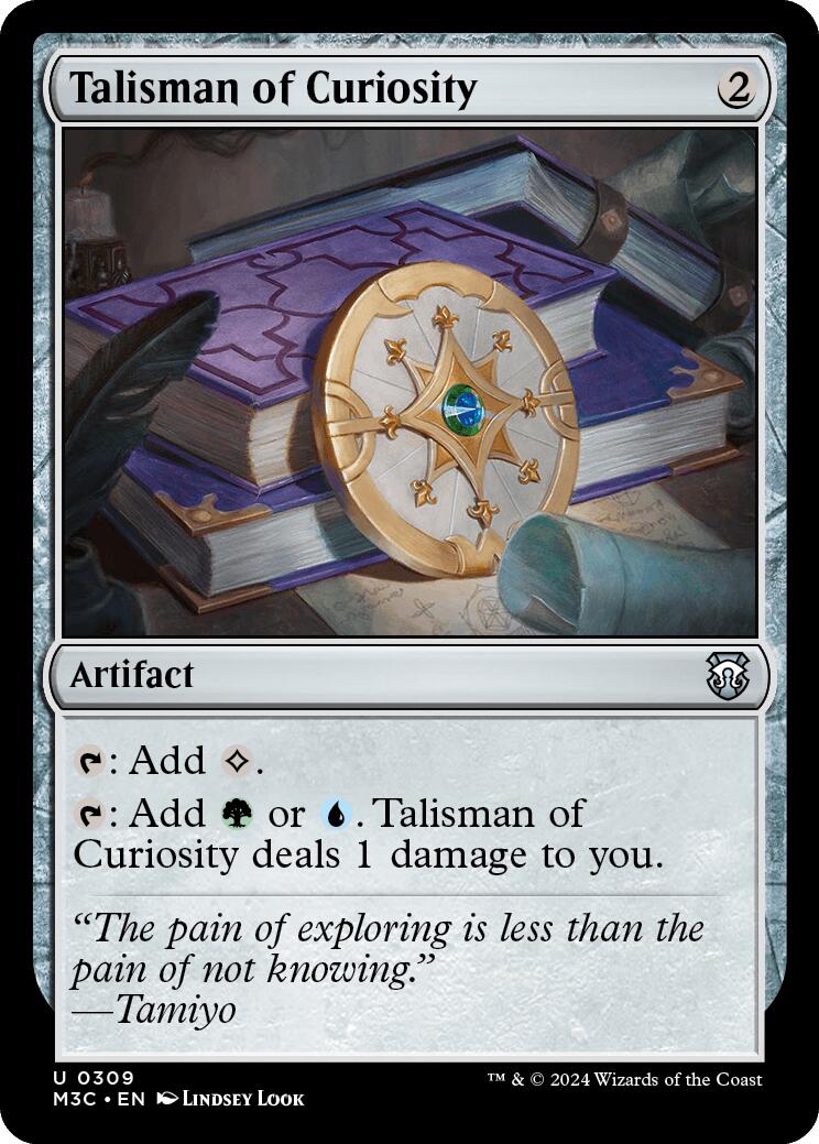 Talisman of Curiosity [Modern Horizons 3 Commander] | Exor Games New Glasgow