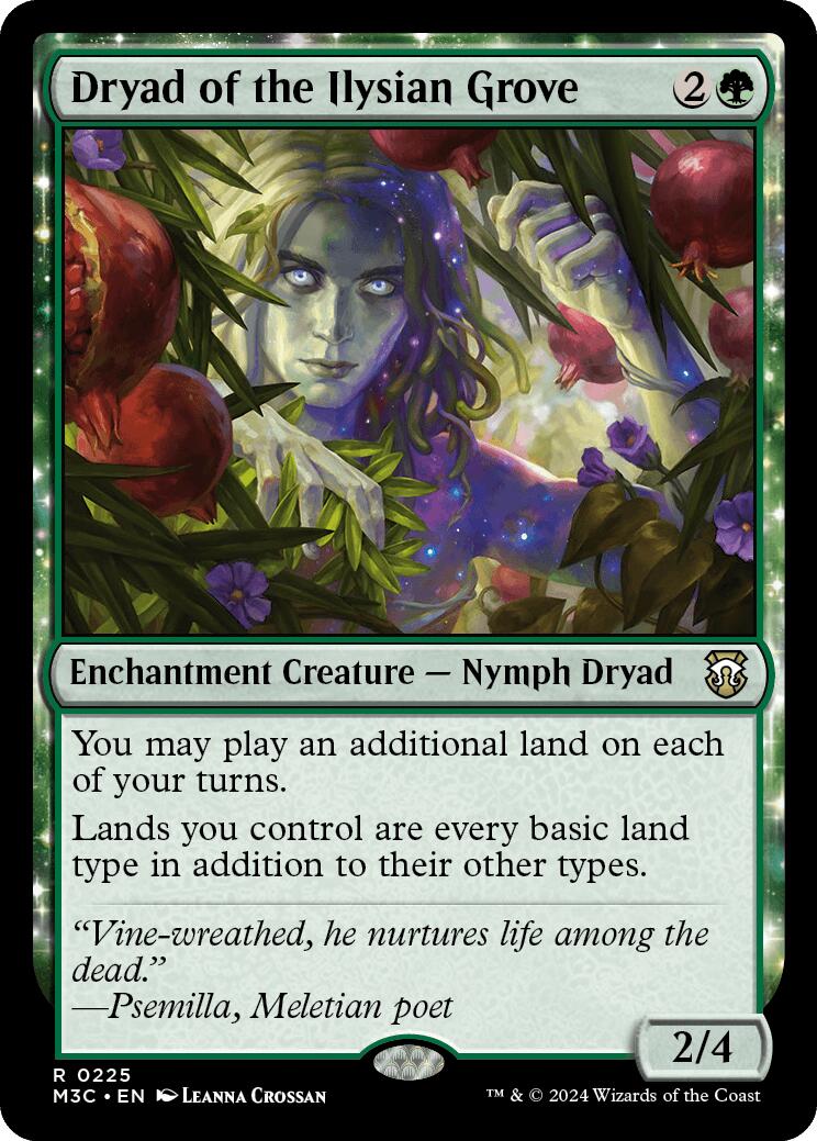 Dryad of the Ilysian Grove [Modern Horizons 3 Commander] | Exor Games New Glasgow