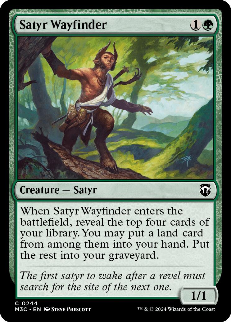 Satyr Wayfinder [Modern Horizons 3 Commander] | Exor Games New Glasgow