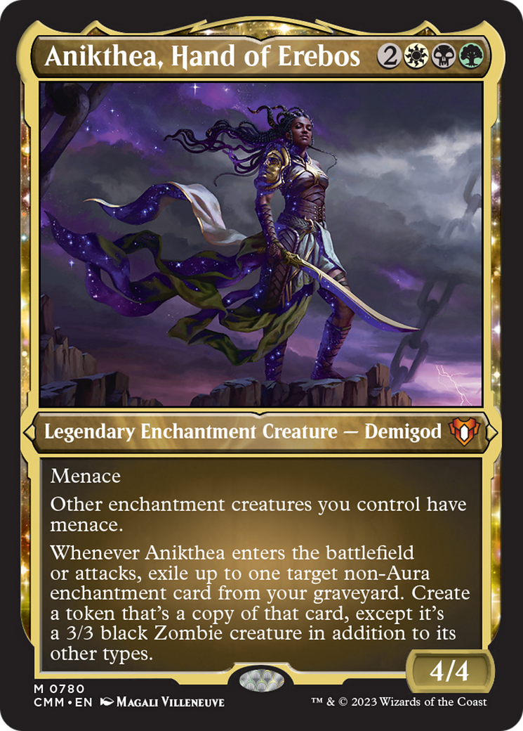 Anikthea, Hand of Erebos (Display Commander) (Foil Etched) [Commander Masters] | Exor Games New Glasgow