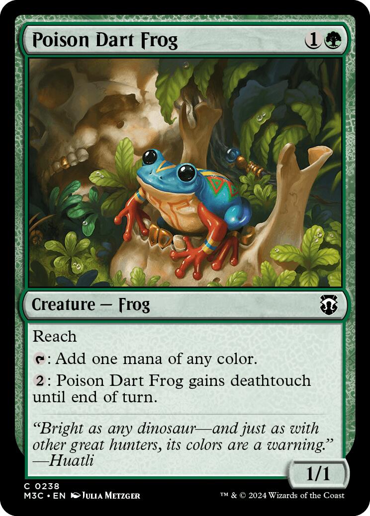 Poison Dart Frog [Modern Horizons 3 Commander] | Exor Games New Glasgow