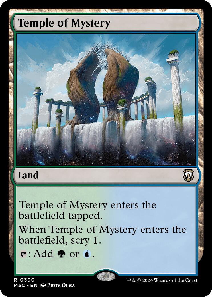 Temple of Mystery [Modern Horizons 3 Commander] | Exor Games New Glasgow