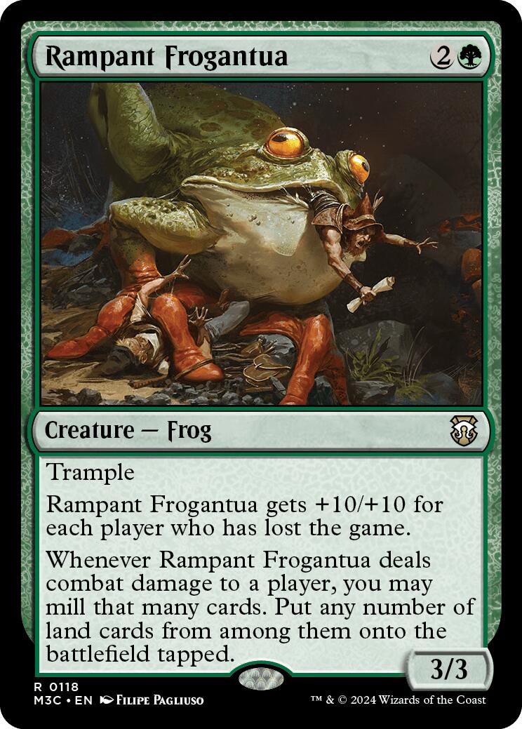 Rampant Frogantua [Modern Horizons 3 Commander] | Exor Games New Glasgow