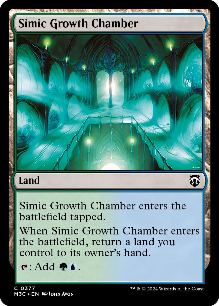 Simic Growth Chamber [Modern Horizons 3 Commander] | Exor Games New Glasgow