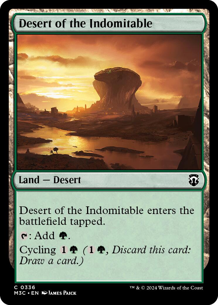 Desert of the Indomitable [Modern Horizons 3 Commander] | Exor Games New Glasgow