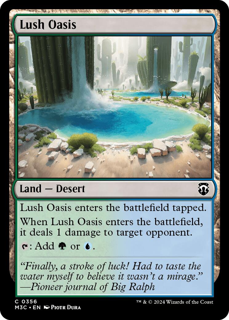 Lush Oasis [Modern Horizons 3 Commander] | Exor Games New Glasgow