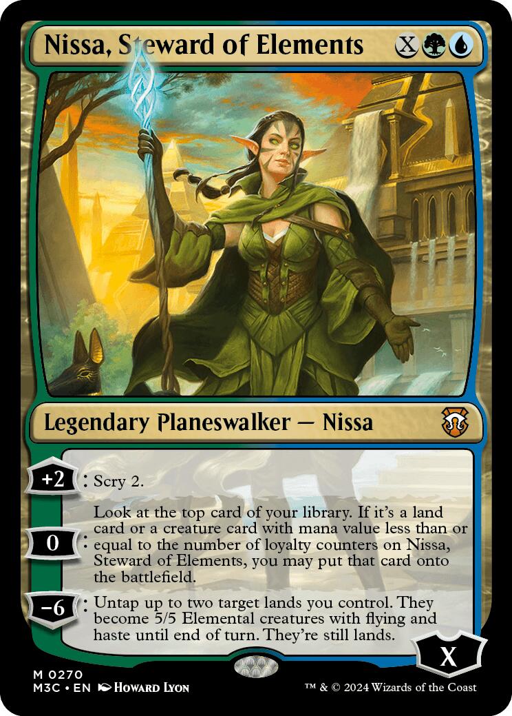 Nissa, Steward of Elements [Modern Horizons 3 Commander] | Exor Games New Glasgow