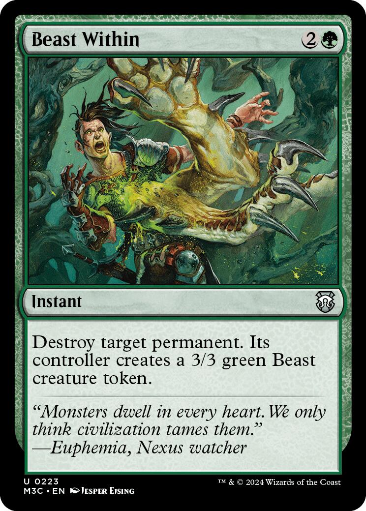 Beast Within [Modern Horizons 3 Commander] | Exor Games New Glasgow