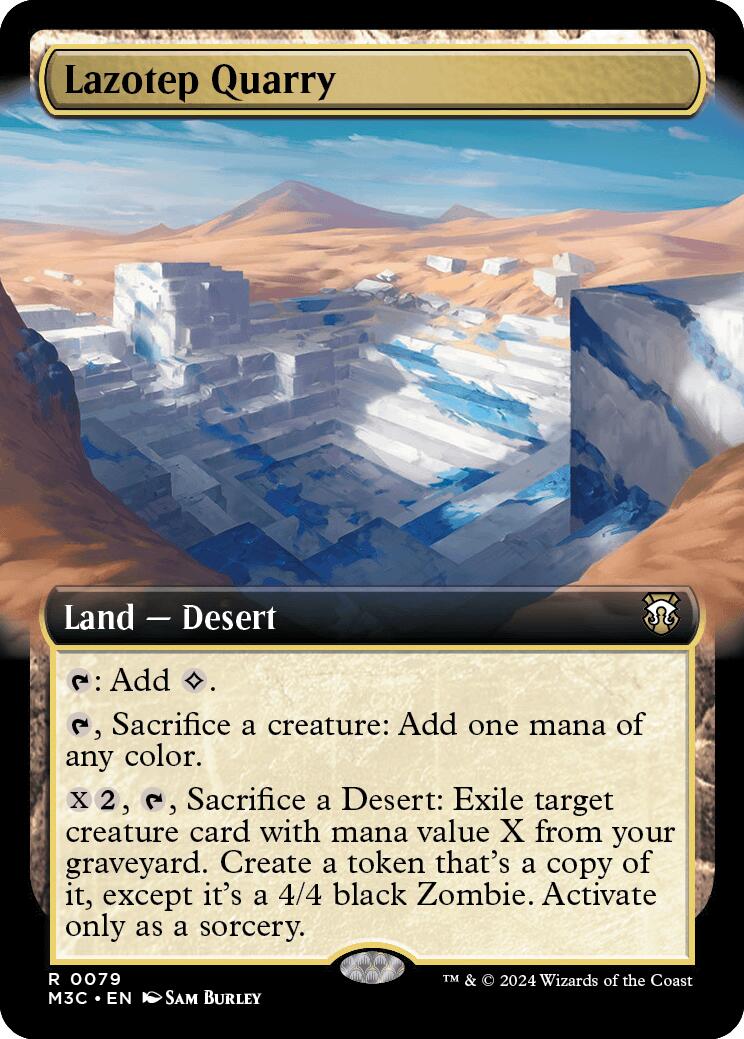 Lazotep Quarry (Extended Art) (Ripple Foil) [Modern Horizons 3 Commander] | Exor Games New Glasgow