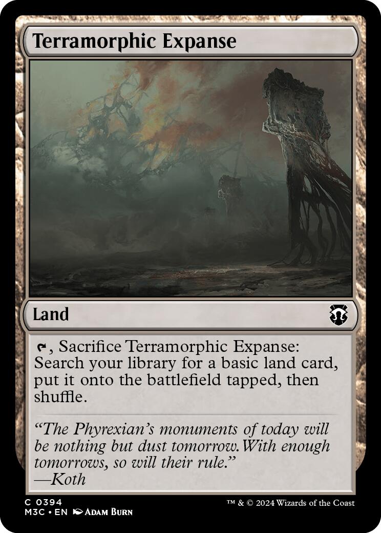 Terramorphic Expanse [Modern Horizons 3 Commander] | Exor Games New Glasgow